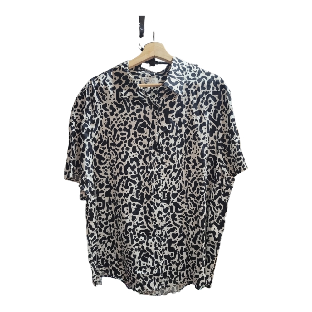Revolve LITA by Ciara Viscose Button Down Shirt Size XL NWOT